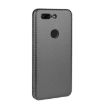 OnePlus 5T Carbon Fiber Texture Flip Case - Black - 3
