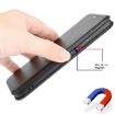 OnePlus 5T Carbon Fiber Texture Flip Case - Black - 6