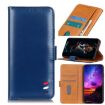 Samsung Galaxy XCover Pro PU Leather Case - Blue - 1