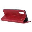 Sony Xperia 5 II Leather Case - Wine Red - 5