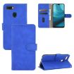 OPPO A7 PU Leather Case with Holder & Card Slots (Blue) - 1