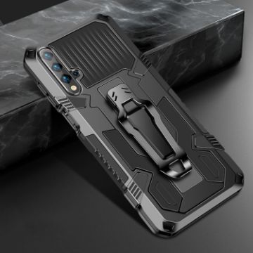Huawei Nova 5T Machine Armor Warrior Shockproof Case - Black - 1