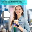 Sony Xperia 1 II Carbon Fiber Protective Case with 360 Degree Rotating Ring Holder - 5
