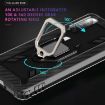 Sony Xperia 1 II Carbon Fiber Protective Case with 360 Degree Rotating Ring Holder - 6