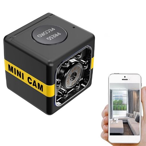 FX01 1080P Outdoor Sport HD Aerial DV Camera - Black - 1