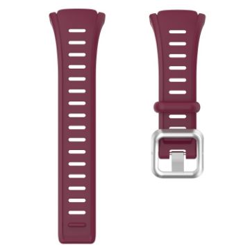 POLAR FT60 Men's Silicone Watch Band - Red Wine - 1