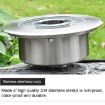 12W Color Changing LED Underwater Fountain Light - Stainless Steel - 4