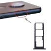 SIM Card Tray + Micro SD Card Tray for Nokia 7.2 / 6.2 (Black) - 1
