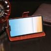LG G7 ThinQ Crazy Horse Texture Leather Case - Brown - 5