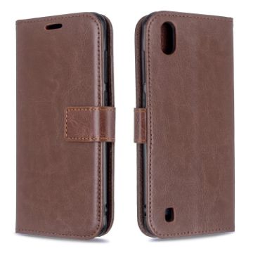 ZTE Blade A7 2019 Crazy Horse Leather Case - Brown - 1