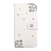Nokia 3 Rhinestone Leather Case - Card Slot & Wallet - Diagonal Flower - 2
