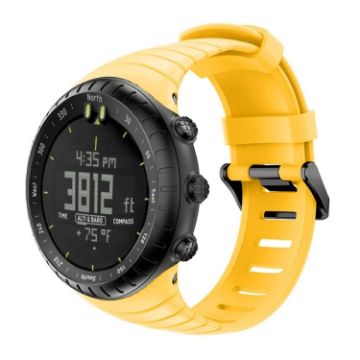 Yellow Silicone Watch Band for Suunto Core - Smart Watch Band - 1