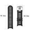Green Silicone Watch Band for Garmin Forerunner 610 - 6