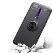 Metal Ring Holder 360 Degree Rotating TPU Case for OPPO RENO Z - Black+Rose Gold - 6