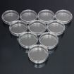 10 PCS Polystyrene Sterile Petri Dishes - Size:55mm - 5