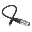 3.5mm Female to XLR Female Audio Cable, 0.3m Length - 2
