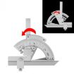 High Carbon Steel Trimmer Protractor Angle Measuring Ruler - 2