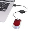 Mini Computer Mouse Retractable USB Cable Optical Ergonomic 1600 DPI - 3