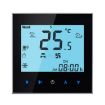 LCD Display Air Conditioning 4-Pipe Programmable Room Thermostat - Black - 2