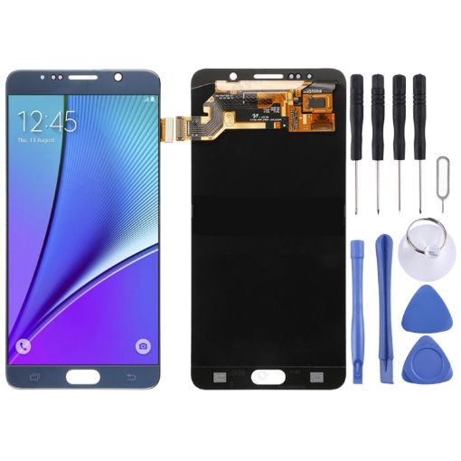 Original LCD Screen and Digitizer Assembly for Galaxy Note 5 - Blue - 1