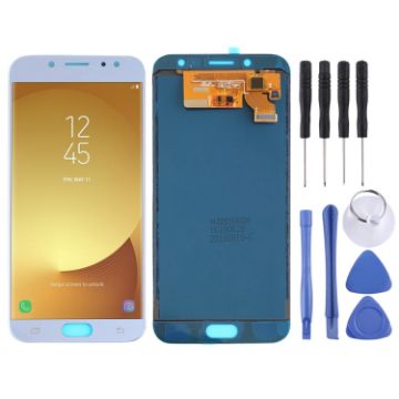 TFT LCD Screen for Galaxy J7 (2017) with Digitizer Assembly - Blue - 1