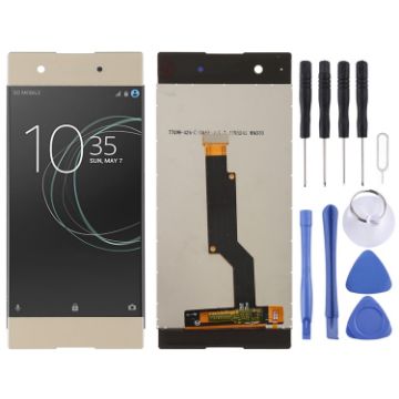 OEM LCD Screen for Sony Xperia XA1 with Digitizer Full Assembly Gold - 1