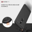 Carbon Fiber Soft TPU Case for Nokia 7.1 - Red - 6