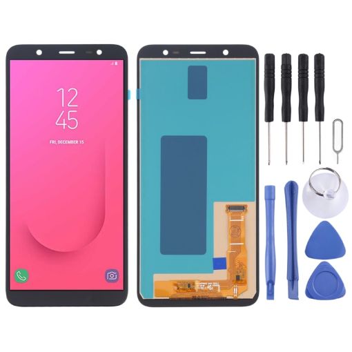 TFT LCD Screen for Galaxy J8 Full Assembly (Black) - 1