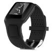 Black Silicone Sport Watch Band for TomTom 1 Series Runner/Cardio - 1