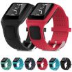 Black Silicone Sport Watch Band for TomTom 1 Series Runner/Cardio - 6