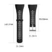 Black Silicone Sport Watch Band for POLAR M400 / M430 - 3