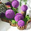 Artificial Grass Plant Ball Topiary 4.7" Wedding Event Home Outdoor Decoration - 5