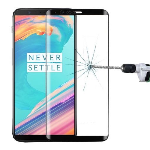 OnePlus 5T 3D Curved Edge Tempered Glass Screen Protector - 1