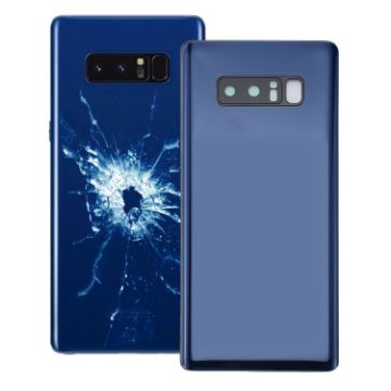 Blue Galaxy Note 8 Back Cover with Camera Lens Cover - 1
