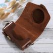 Canon PowerShot SX730 HS/SX720 HS PU Leather Case Bag with Strap - Coffee - 5