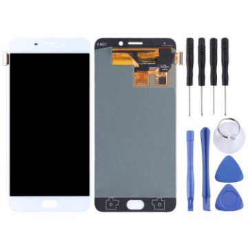 OPPO R9 LCD Screen with Digitizer Assembly - White - 1