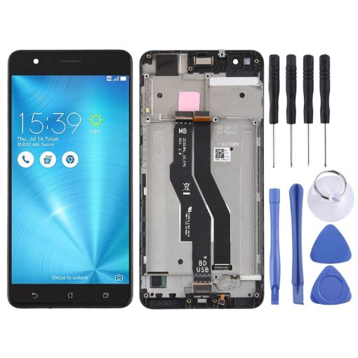 OEM LCD Screen for Asus Zenfone 3 Zoom ZE553KL Digitizer Full Assembly with Frame - 1