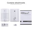 Wireless Electro Guard Watch Remote Detective System Kit - 4
