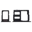 SIM Card Tray + Micro SD Tray for Galaxy J3/J5/J7/J730 (Black) - 2