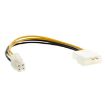 Molex IDE 2-pin to 4-Pin ATX P4 12V Adapter Cable - 4
