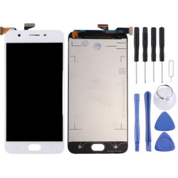 OPPO A57 TFT LCD Screen with Digitizer - White - 1