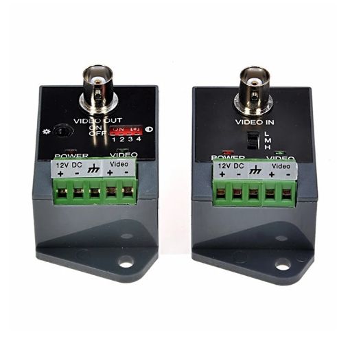 CCTV UTP Twisted Pair Video Balun Transmitter and Receiver - 1