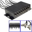 8 Channel CCTV BNC Surge Arrester - Black - 1