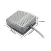 TFS-201 AC 250V 10A Electric Power Plastic Foot Switch Power Pedal - 5