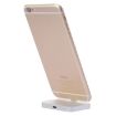 8 Pin Aluminum Desktop Charger for iPhone - Silver - 4