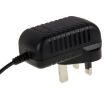 UK Plug AC 100-240V to DC 6V 2A Power Adapter - Black - 3