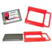 2.5 to 3.5 inch SSD HDD Mounting Bracket Adapter - Red - 5