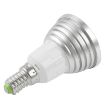 E14 3W RGB Flash LED Light Bulb - Remote Controller - AC 85-265V - 2
