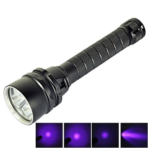 CREE XPE 15W Diving Flashlight, 5000 LM UV Purple Light - 1