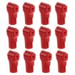 12 PCS Red ABS Display Hook - Security Lock Hook - 1